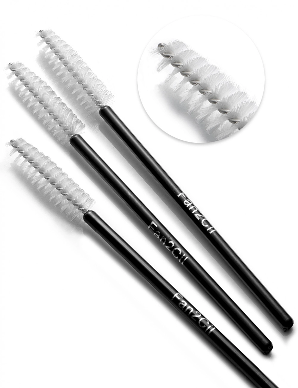 Goupillons brosse noirs x 50 Pose d'Extensions de Cils